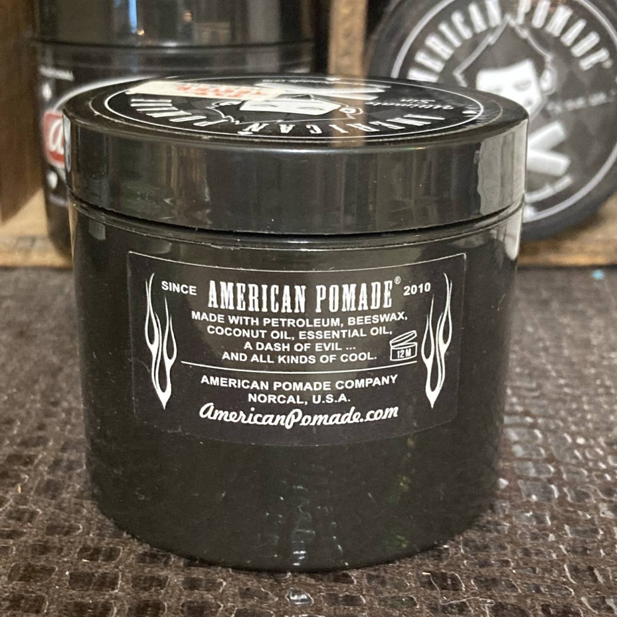  prompt decision! free shipping *AMERICAN POMADE MEDIUM* american poma-do, medium, oiliness, grease, rockabilly, Lee zento