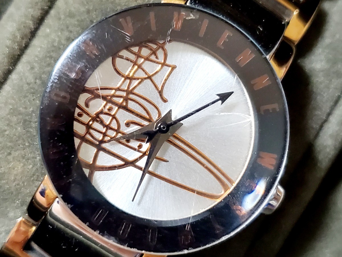 ヤフオク最安値☆Vivienne Westwood ヴィヴィアン・ウエストウッド Sudbury【VV089RSSL】オーブデザイン文字盤 腕時計