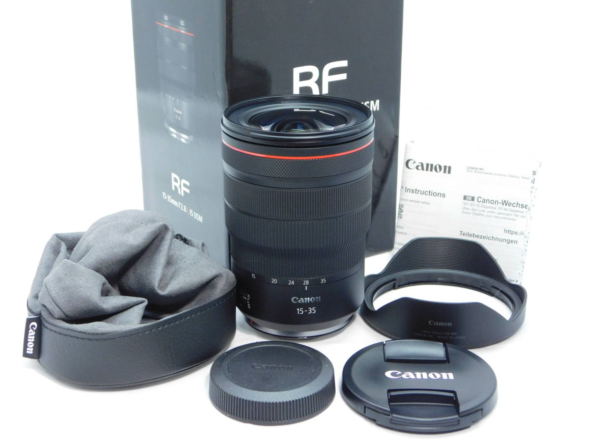 ■新品級■ Canon キヤノン RF15-35mm F2.8 L IS USM ☆付属品完備 ＃7227の画像1