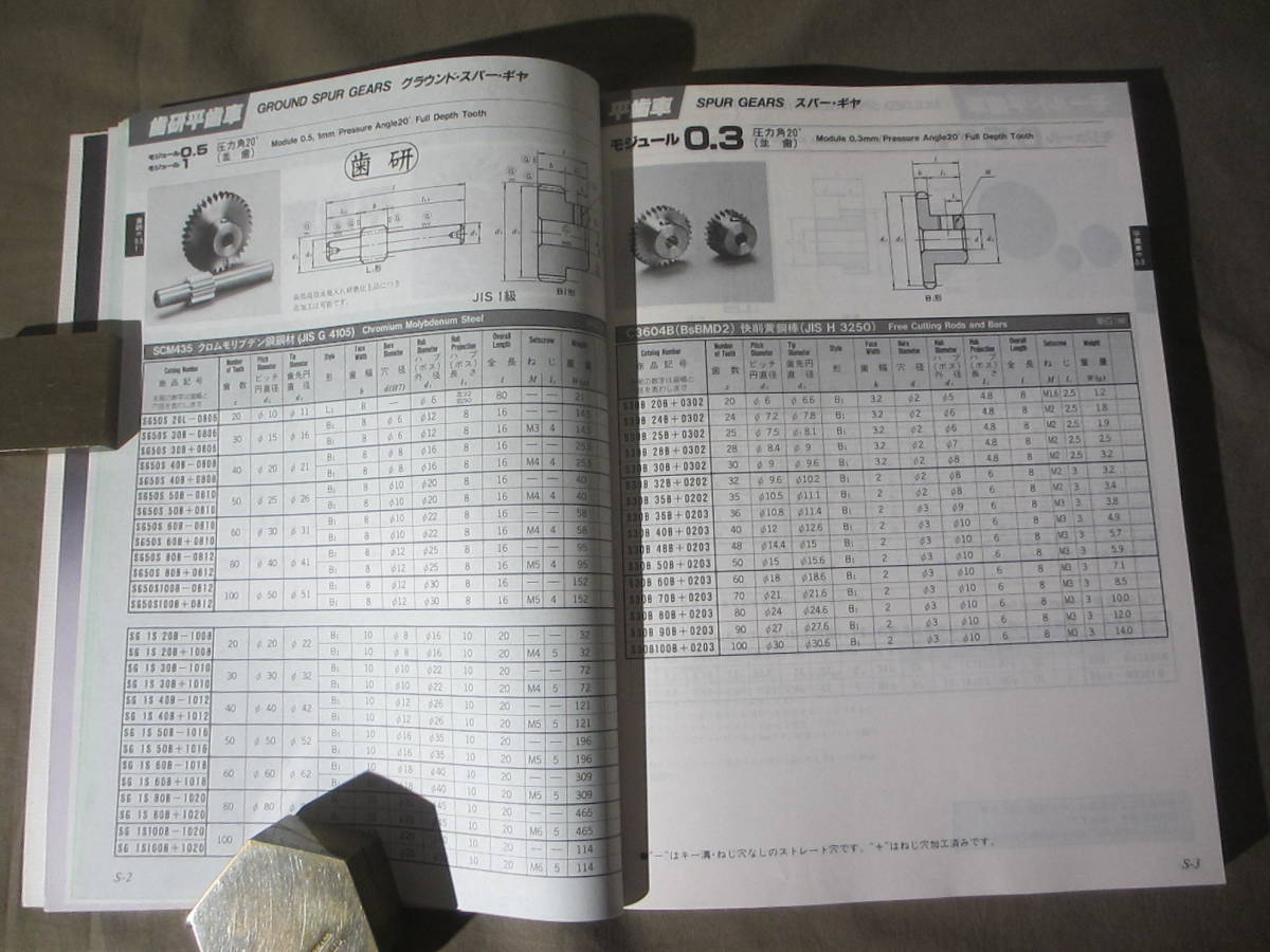 古書：歯車のカタログ：協育歯車工業株式会社　 ”KG STOCK GEARS ”_画像9