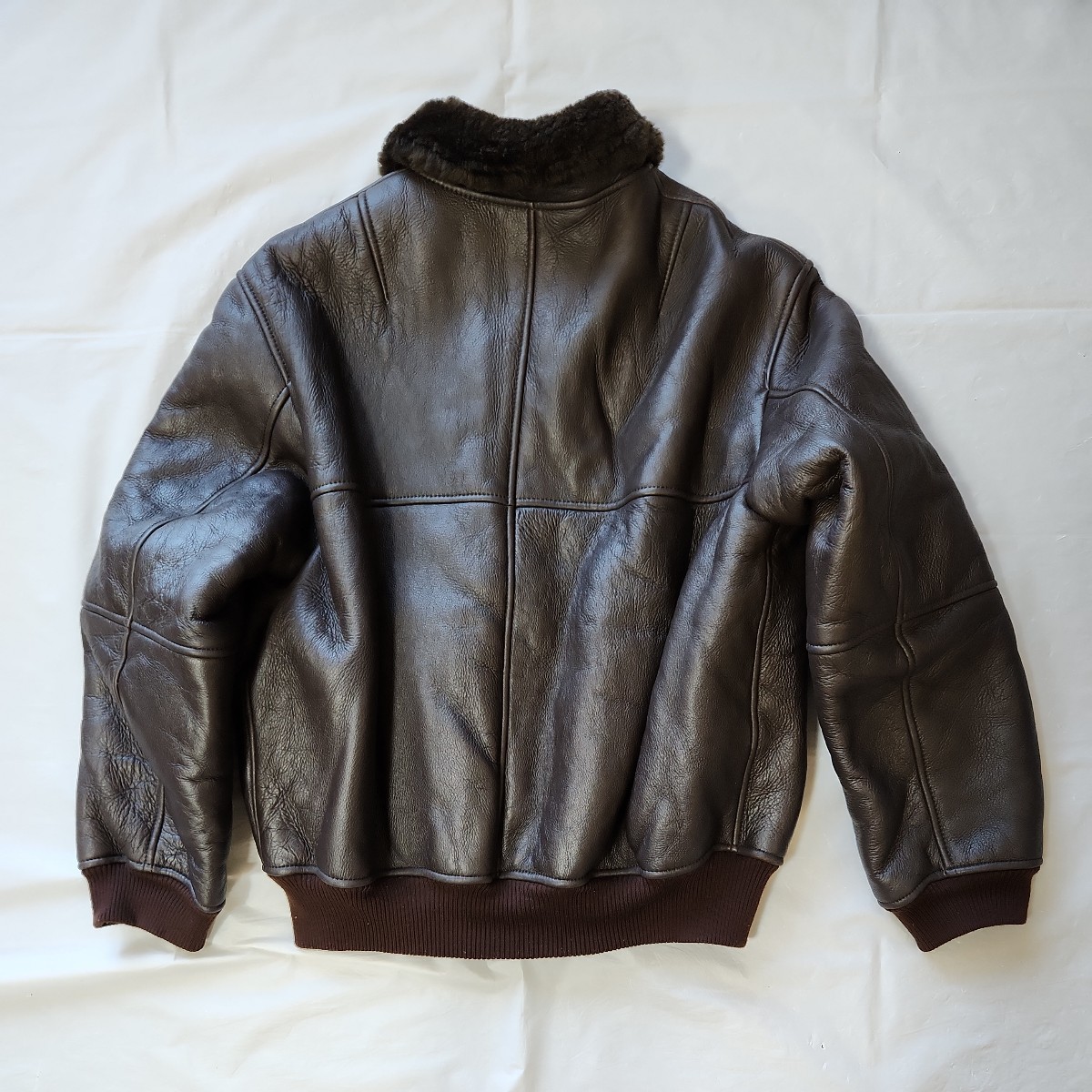 Karl Helmut カールヘルム 羊革ボアブルゾン