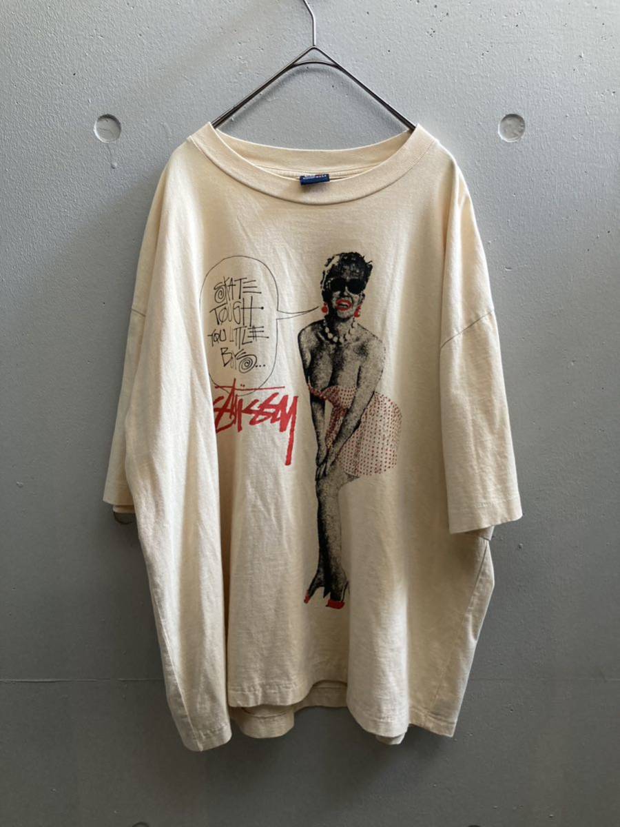 old stussy T LITTLE BOY マリリンモンロー 90s | JChere雅虎拍卖代购