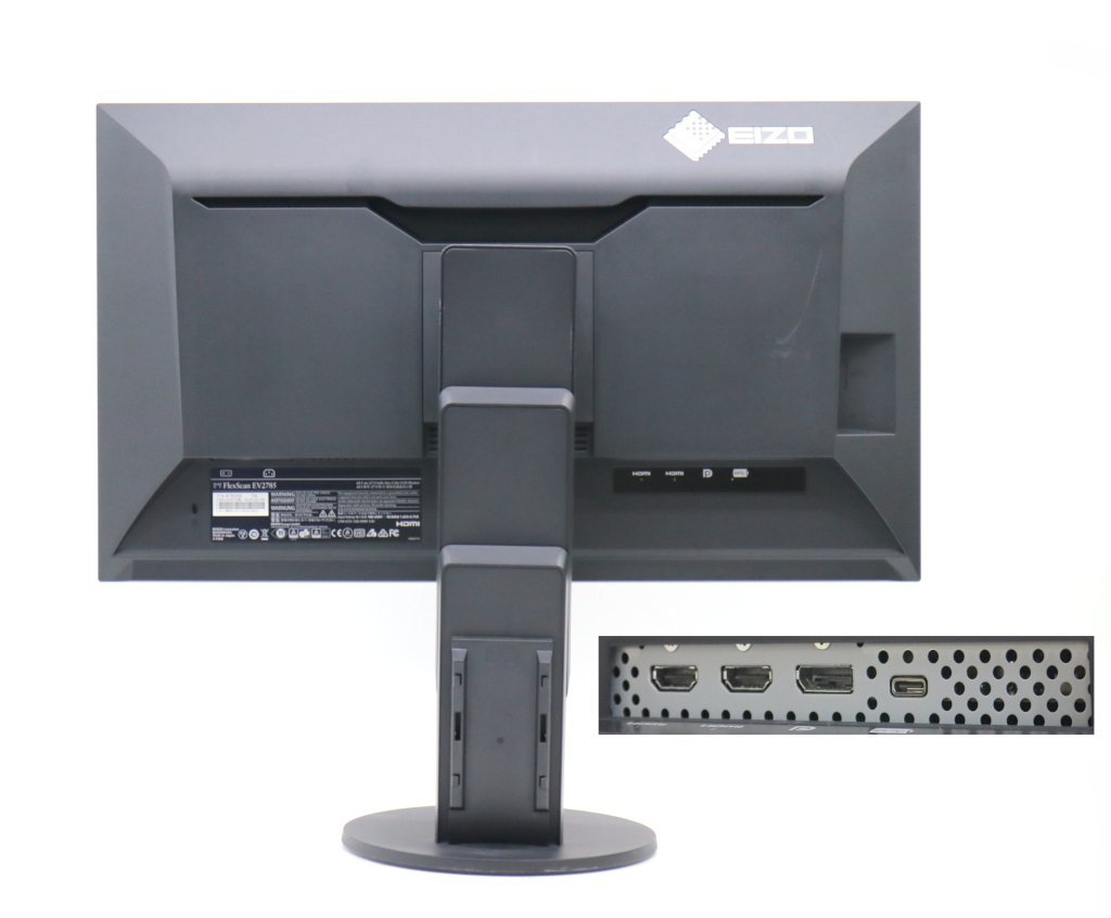 EIZO FlexScan EV2785 27インチ非光沢IPSパネル 4K 3840x2160ドット HDMI x2/USB Type-C/DisplayPort入力 10000h以上20000未満_画像2