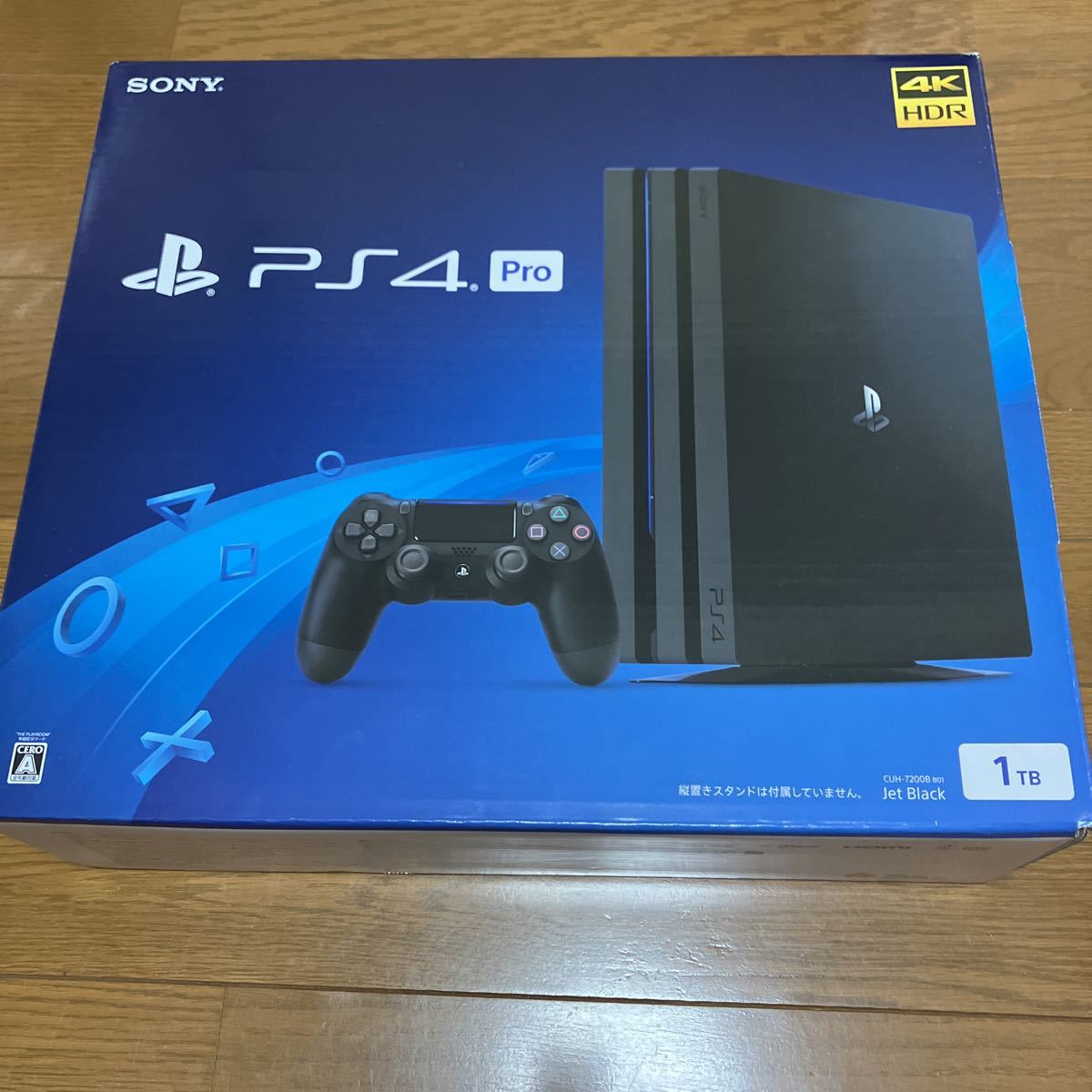 未使用PS4 PlayStation4 Pro ジェット・ブラック1TB CUH-7200BB01