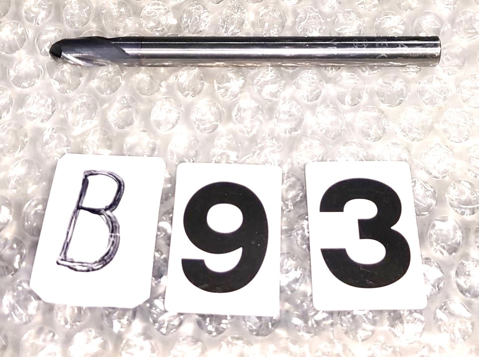 日立　超硬強力型　ボールエンドミル BEK　Ｒ4　刃径8　シャンクΦ8　刃長15　全長100　NO,B93_画像1