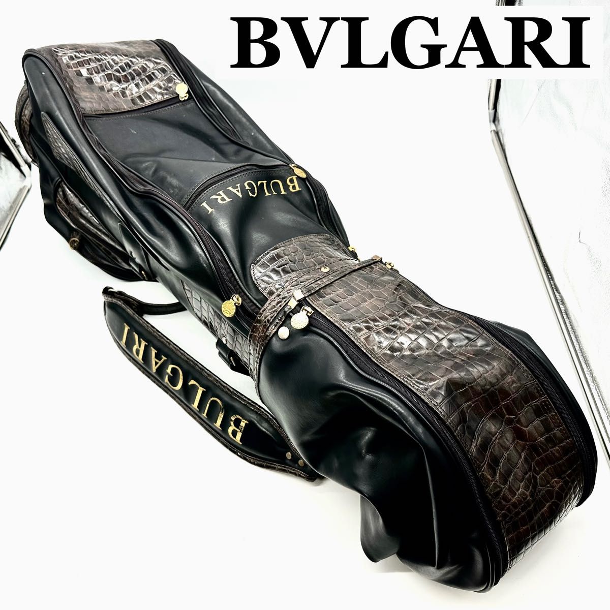 極美品】ブルガリ BVLGARI ゴルフバッグ キャディバッグ 極美品】ブルガリ BVLGARI ゴルフバッグ キャディバッグ