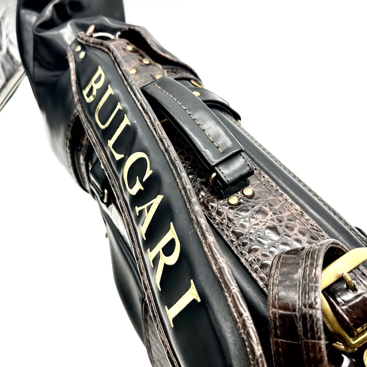 極美品】ブルガリ BVLGARI ゴルフバッグ キャディバッグ 極美品】ブルガリ BVLGARI ゴルフバッグ キャディバッグ