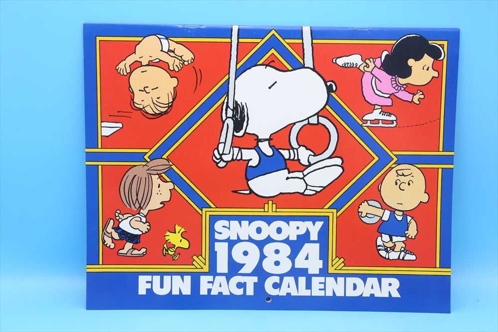1984年 SNOOPY FUN FACT CALENDAR/スヌーピー カレンダー/ヴィンテージ/176717889_画像1