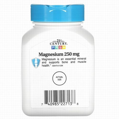  Magne sium250mg+ кальций 65mg 110 шарик ( планшет ) рейс .. минерал дополнение 21st Century