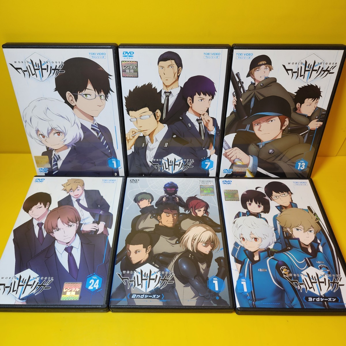  new goods case replaced world trigger DVD 1 period +2 period +3 period all 32 volume set 