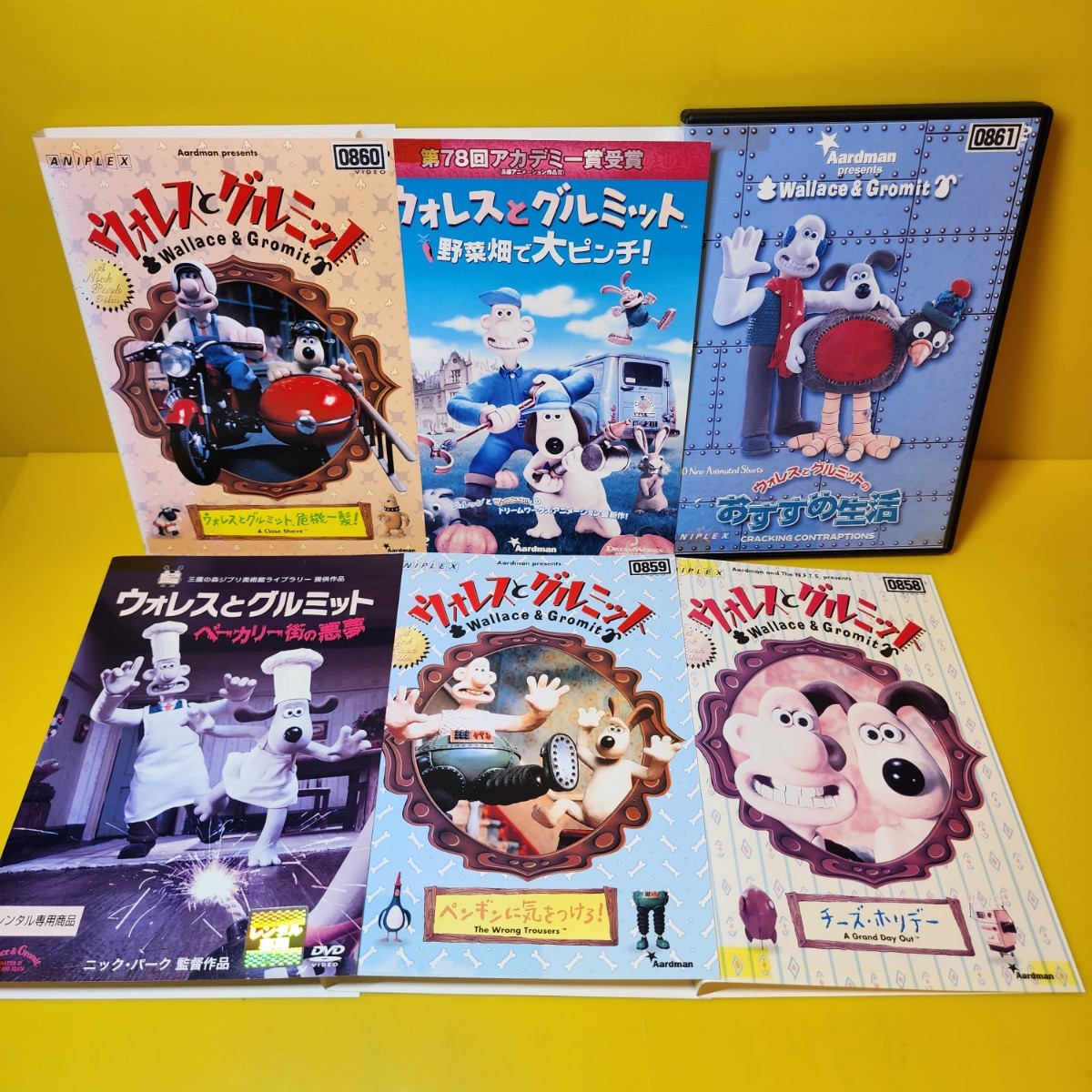 新品ケース ウォレスとグルミット DVD6巻セット｜PayPayフリマ