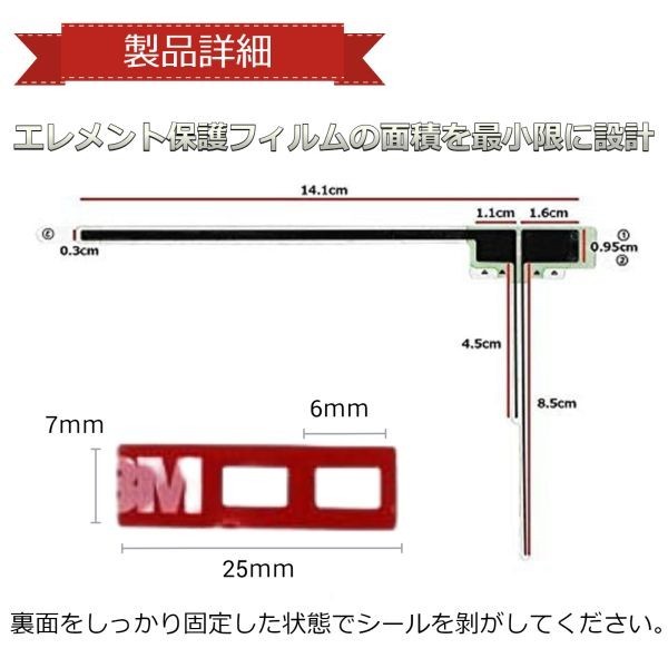 HIT7700Ⅱ データシステム 地デジ フィルムアンテナ 両面テープ 取説 ガラスクリーナー付 送料無料