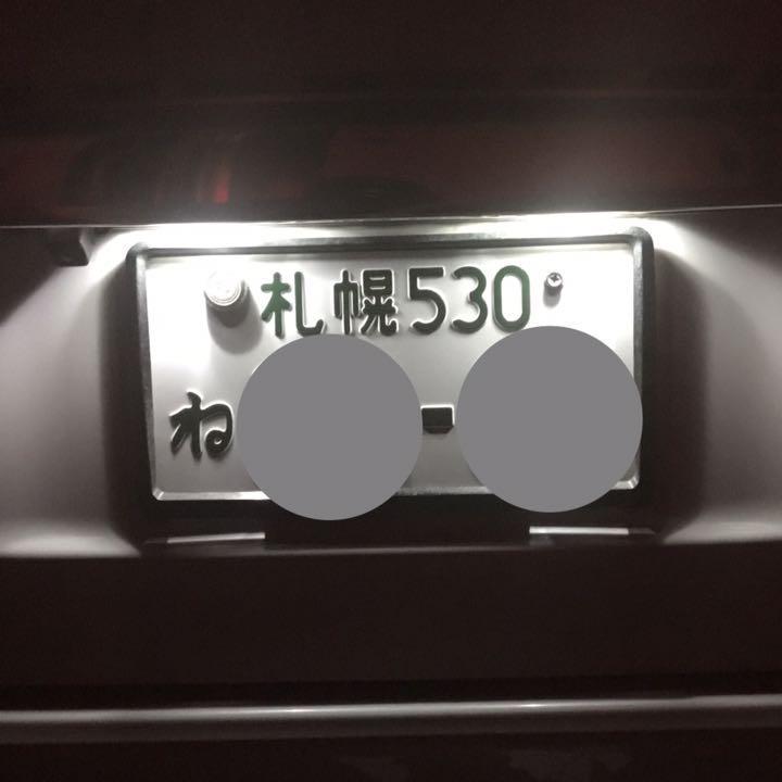 ホンダ バモス ホビオ 爆光 T10 LED COBパネル ルームランプ バックランプ 車幅灯 ナンバー灯 純正球交換用バルブ ホワイト 9個セット_画像8