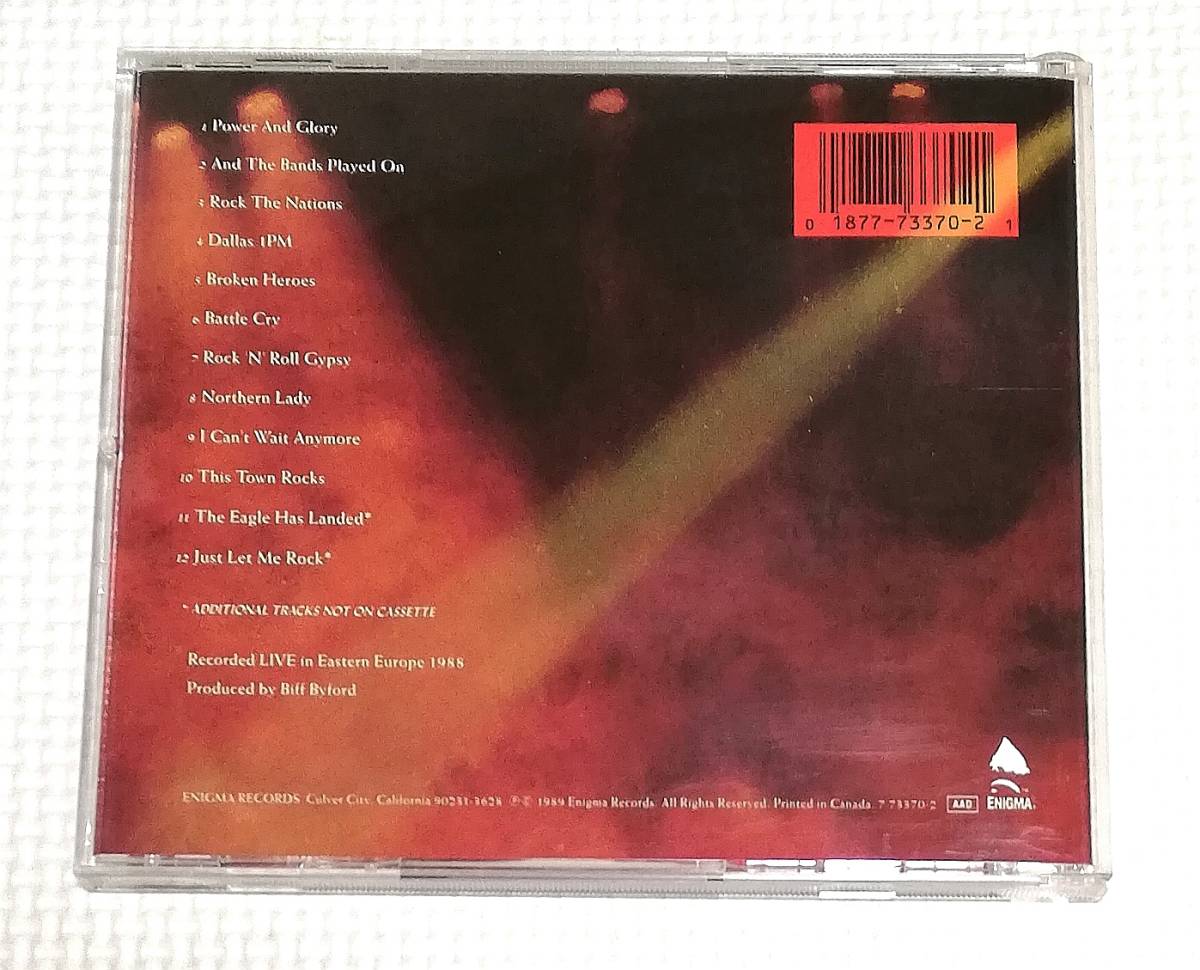 CD　SAXON サクソン　ROCK 'N' ROLL GYPSIES/加盤_画像2