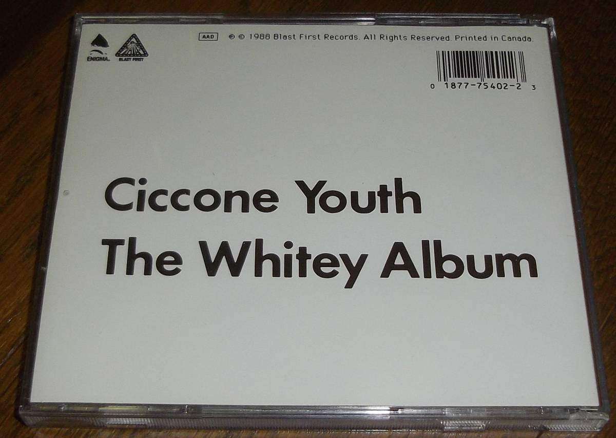 Ciccine Youth [The Whitey Album] CD SONIC YOUTH Sonic Youth 