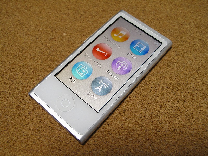 蘋果iPod nano 16GB銀MD 480J第7代1日元〜 原文:アップル　iPod nano　16GB　シルバー　MD480J　第7世代　　1円～