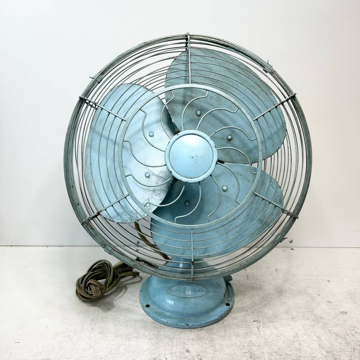 古い扇風機 三菱製 電気扇 羽30センチ electric fan 昭和レトロ