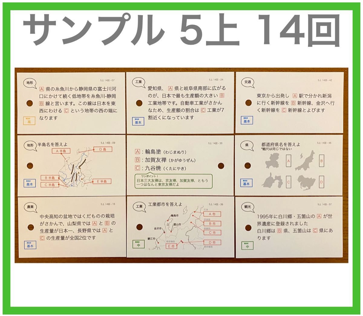 中学受験【5年上全セット 社会・理科 1-19回】組分けテスト対策 予習