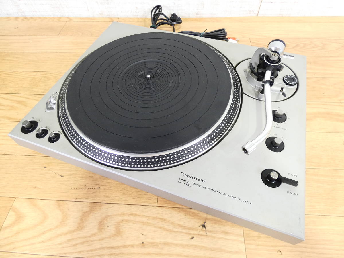 Technics テクニクスSL-1600 レコードプレーヤー/ターンテーブル音響