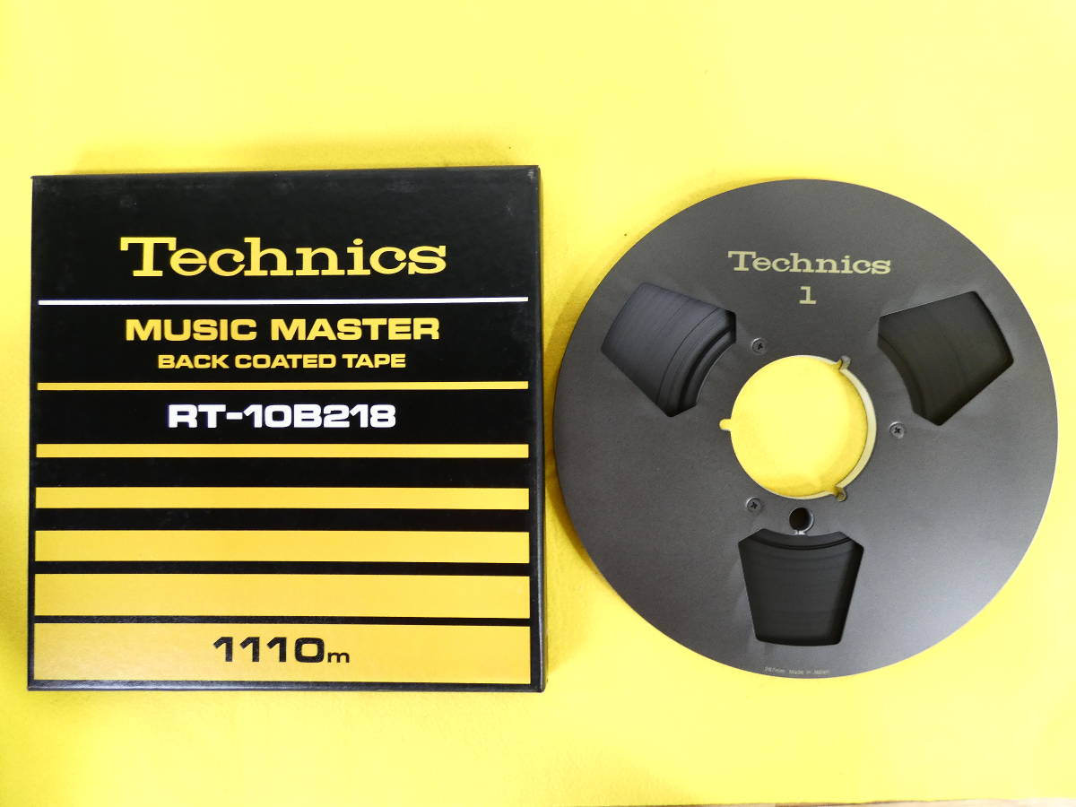 Technics テクニクス RT-10B218 10号 オープンリールテープ メタルリール@80(8-4)