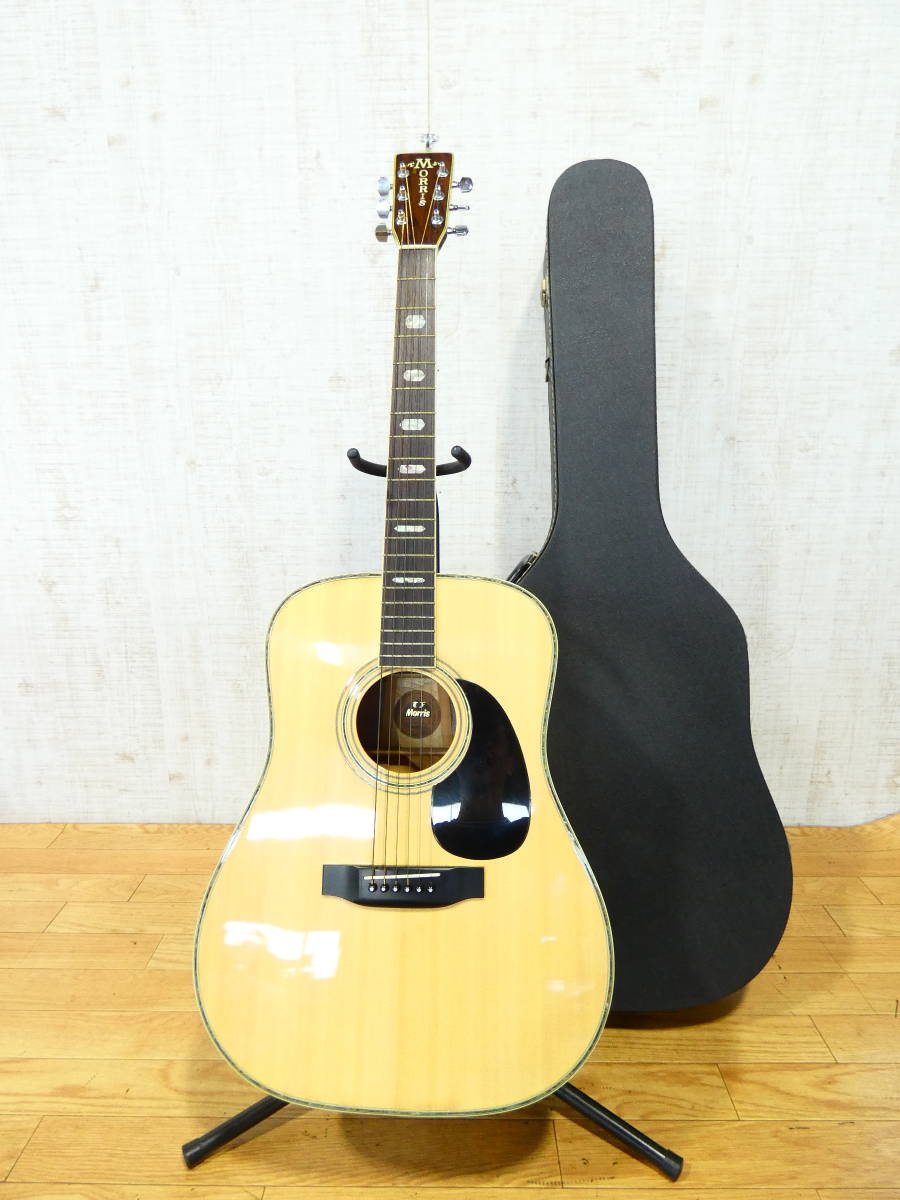 S) USED!MORRIS アコースティックギター W-50☆モーリス/アコギ/ケース