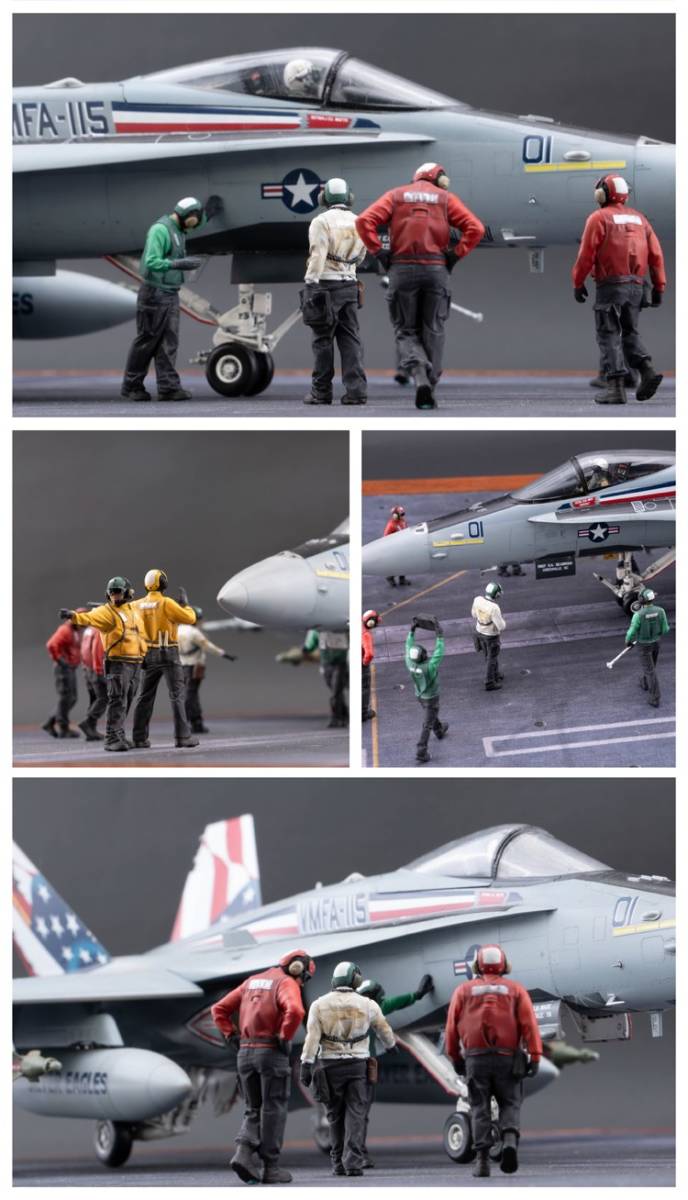 ◆◇GALAKY MODEL【F48015】3Dプリント 1/48 米海軍デッキクルーオードナンスマン1◇◆_出品商品はF48015のみ