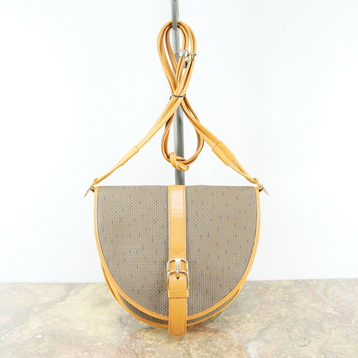 YVES SAINT LAURENT LOGO DESIGN SHOULDER BAG/イヴサンローラン YVES SAINT LAURENT LOGO DESIGN SHOULDER BAG/イヴサンローラン