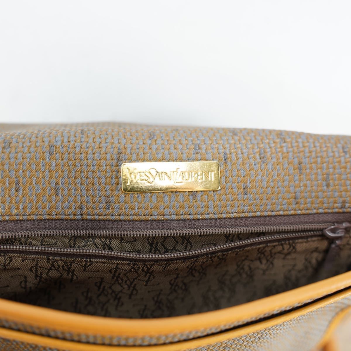 YVES SAINT LAURENT LOGO DESIGN SHOULDER BAG/イヴサンローラン YVES SAINT LAURENT LOGO DESIGN SHOULDER BAG/イヴサンローラン