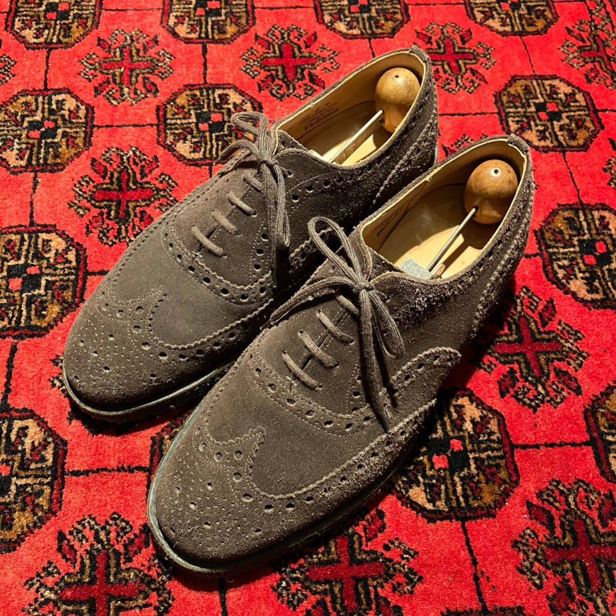 新版 LEATHER SUEDE FAIRFIELD CHURCH'S WING SHOES/チャーチ