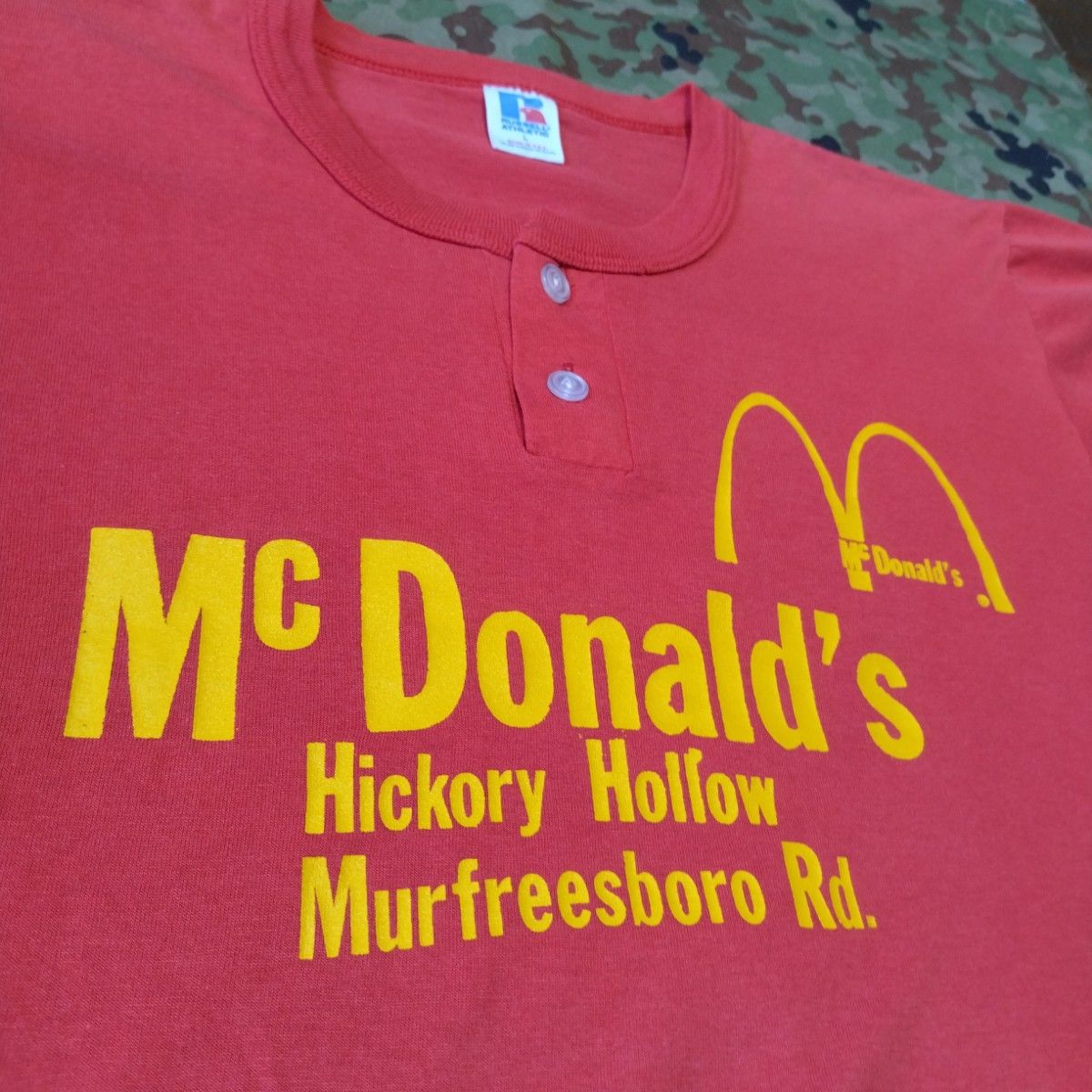 USA製 Tシャツ マクドナルド 古着 赤 レア 希少