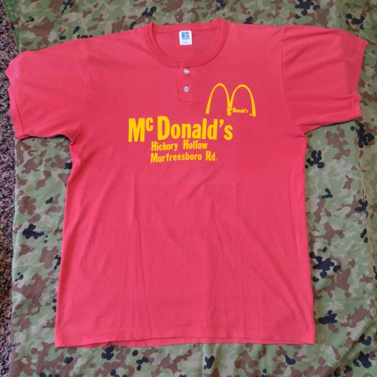 USA製 Tシャツ マクドナルド 古着 赤 レア 希少