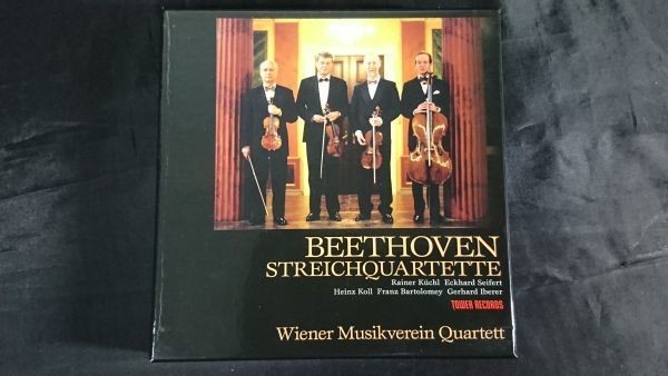 【盤美品 CD-BOX 3枚組 日本語ライナー】タワーレコード限定『ベートーヴェン:弦楽四重奏曲全集(Beethoven：STREICHQUARTETTE)』TNCL-1019_画像2