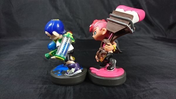 【訳あり 現状品 初期化済み】『Nintendo amiibo(ニンテンドウ アミーボ) タコボーイ＋ボーイ(スプラトゥーンシリーズ) の2個セット』_画像2