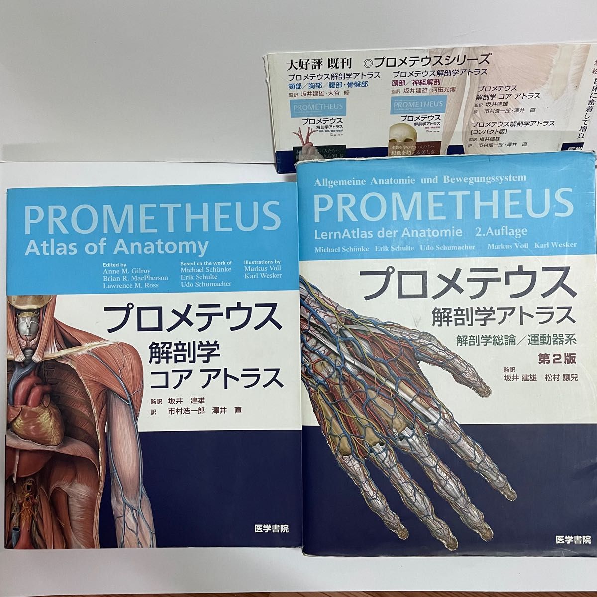 珍しい プロメテウス解剖学アトラス 解剖学総論/運動 ほか 3冊