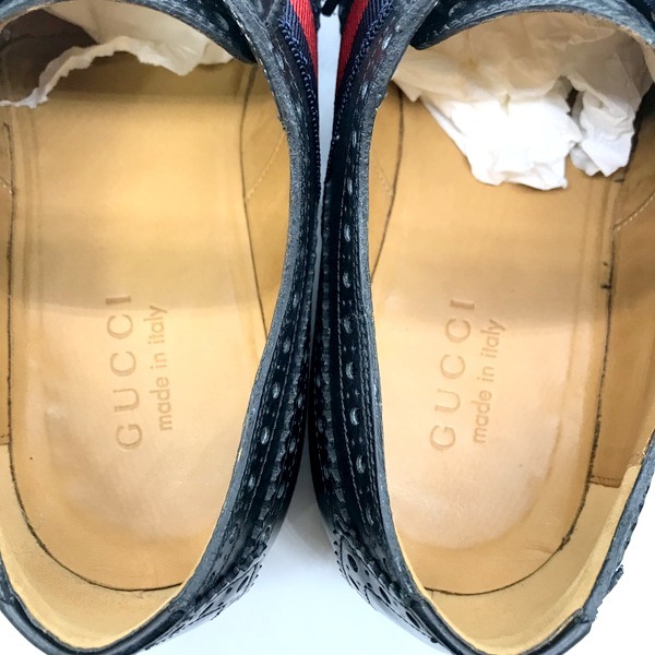 ヤフオク! - GUCCI シェリーラインエン ブロイダリー ウイングチッ...