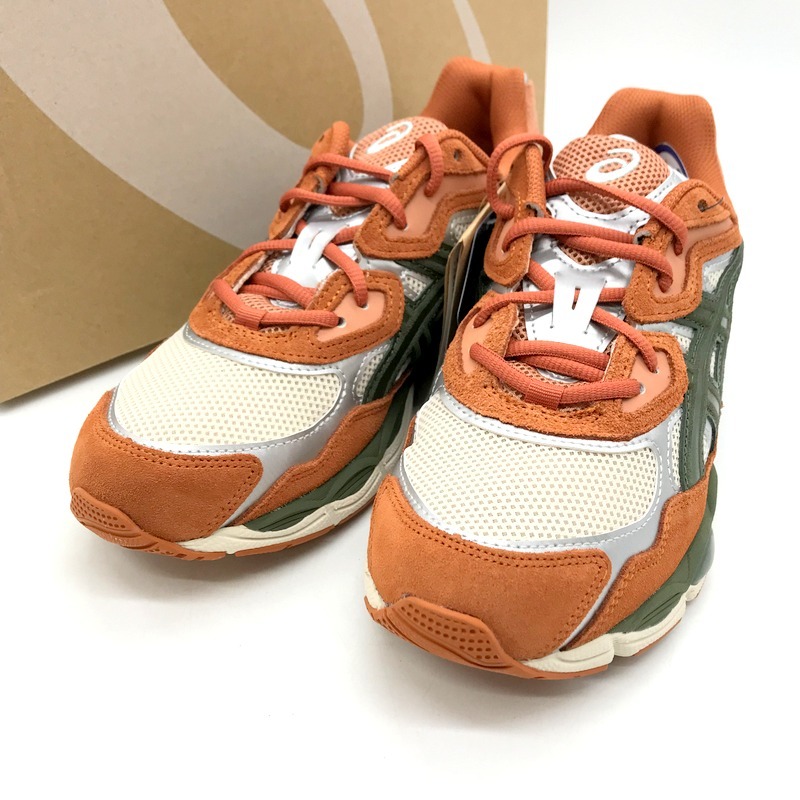 在庫一掃】 Asics Gel-NYC Oatmeal/Forest ゲル NYC オートミール