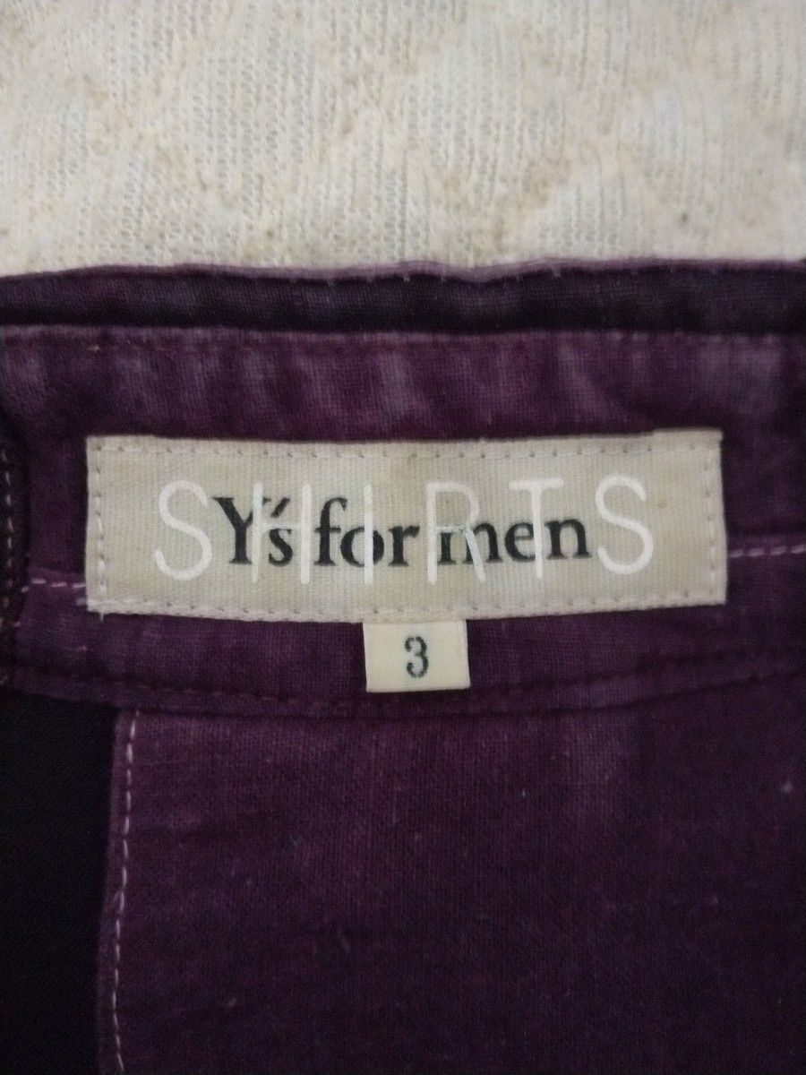 Y’s for men shirt by YOHJI YAMAMOTO 　    超貴重80’sヴィンテージ パッチワークシャツ！