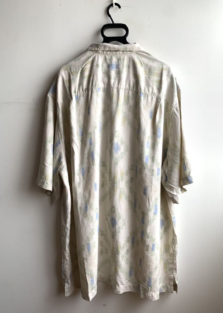 【美品】Tommy Bahama オープンシャツ アロハシャツ メンズ XLT シルク100% トミーバハマ_画像3