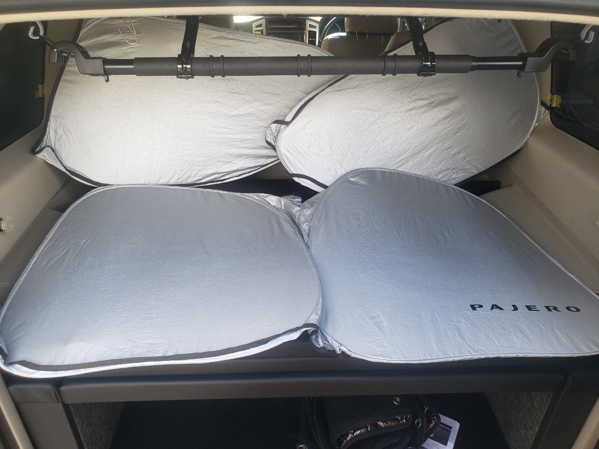  Pajero v93 97 98 bed kit rare multi sun shade attaching sleeping area in the vehicle links atelier company manufactured receipt limitation (pick up) 