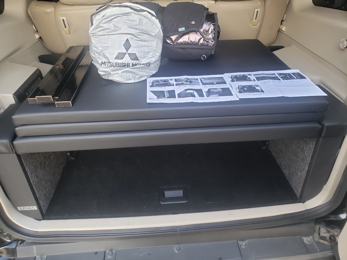  Pajero v93 97 98 bed kit rare multi sun shade attaching sleeping area in the vehicle links atelier company manufactured receipt limitation (pick up) 