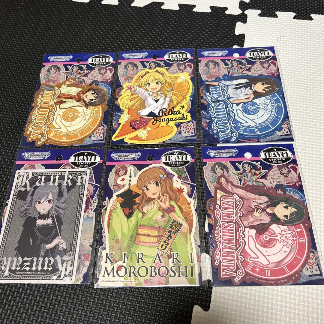 アイドルマスター　シンデレラガールズ　トラベルステッカー　新品6種類セット