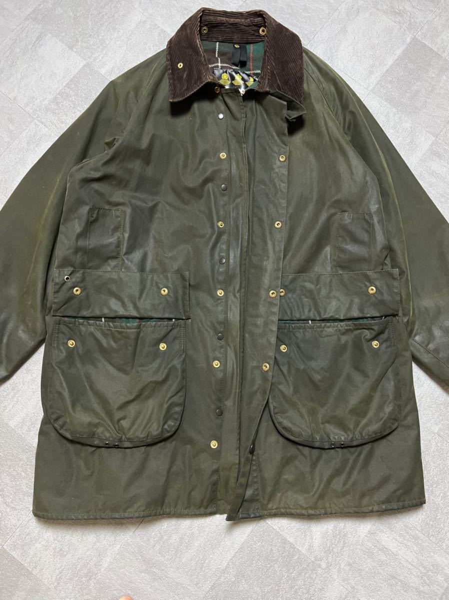 貴重/C42/Vintage Barbour GAMEFAIR/ヴィンテージ バブアー ゲームフェア/NORTHUMBRIA/ノーザンブリア専用ライニング/セージ_画像5