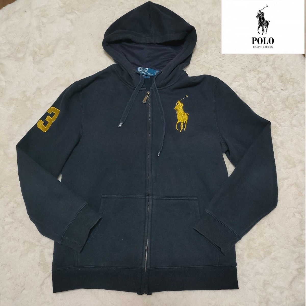 RALPH LAUREN ラルフローレン 裏起毛 ビッグポニー ジップアップ RALPH LAUREN ラルフローレン 裏起毛 ビッグポニー ジップアップ