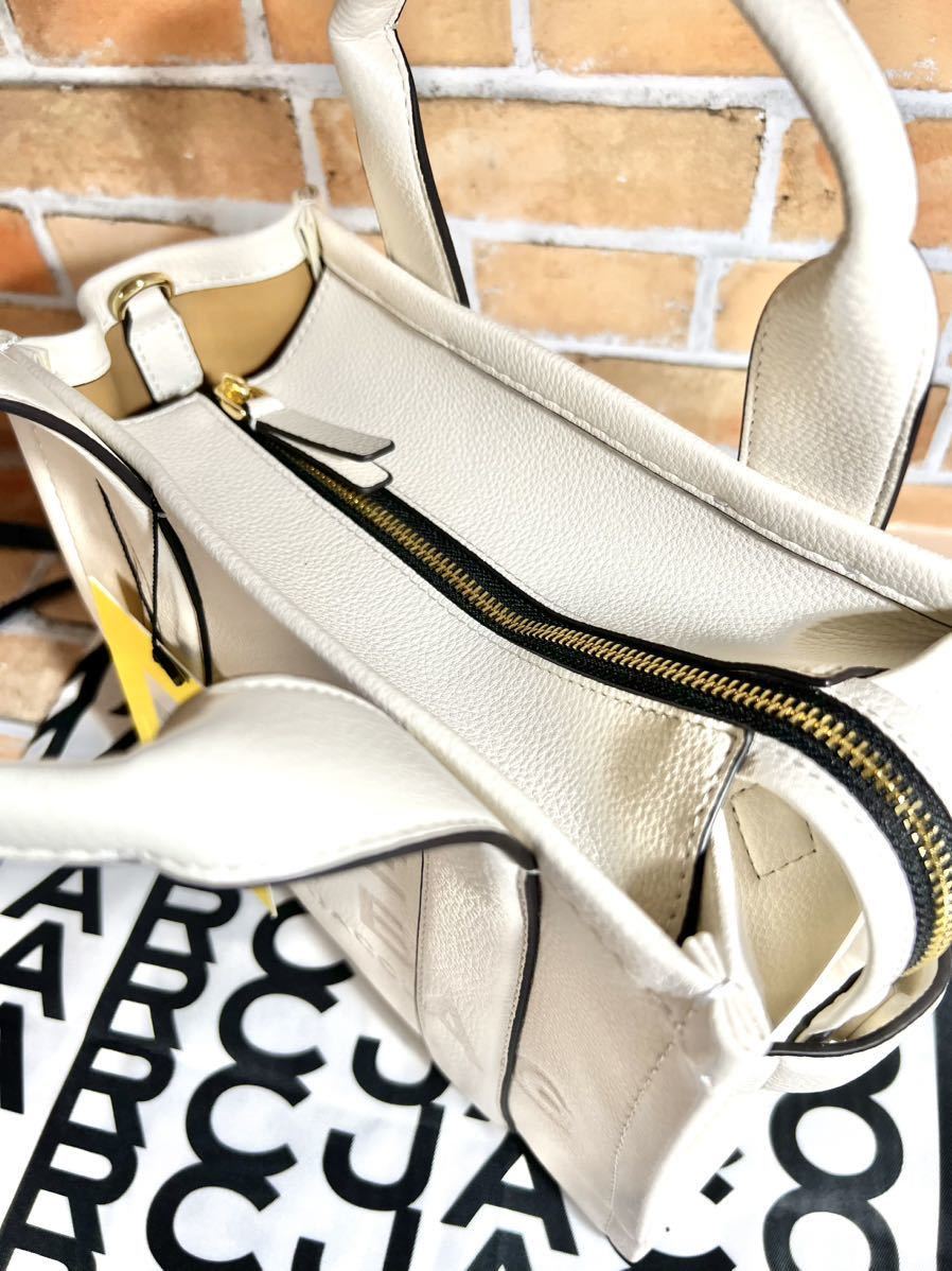 MARC JACOBS マークジェイコブス レザー ミニ トートバッグ ショルダーバッグ COTTON 137