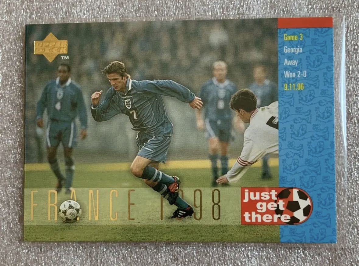 超レア RC David Beckham 1997 Upper Deck England Rookie ルーキー ベッカム サッカー カード_画像1