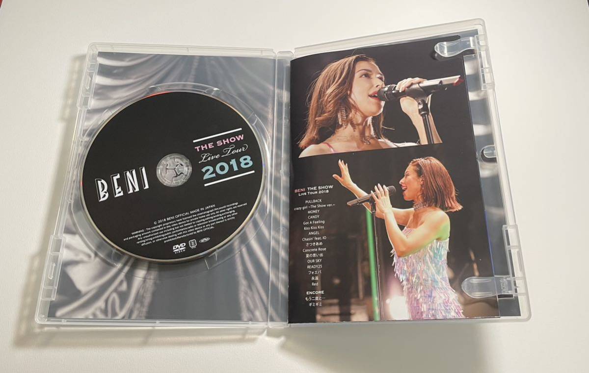 DVD BENI 2018 The Show LIVE TOUR 安良城紅｜PayPayフリマ