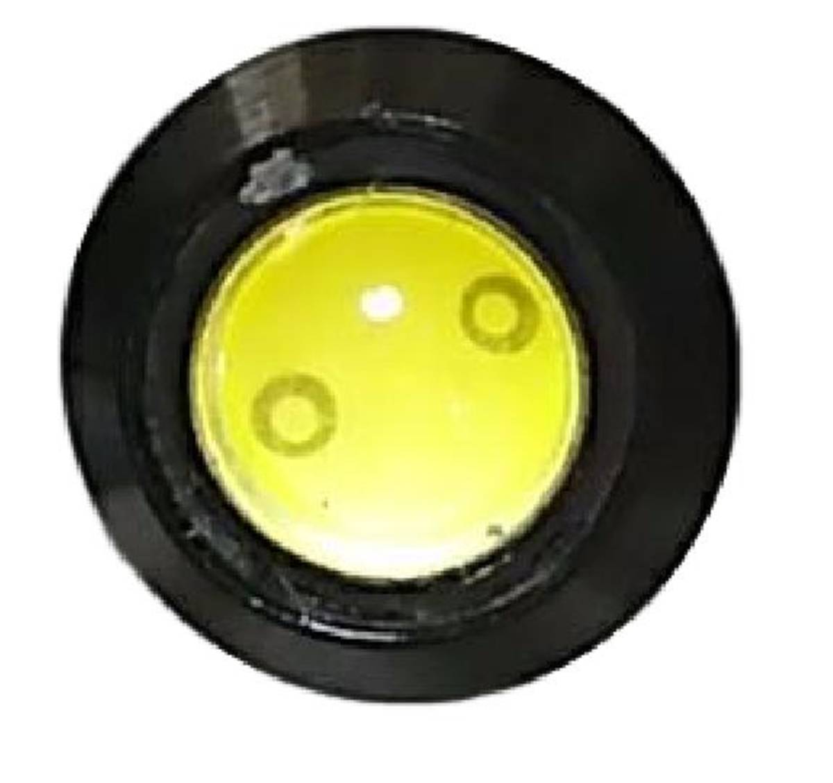 LED黒枠白光18mm(溝あり)丸型牛目デイライト防水12V10W 10個セット_画像4
