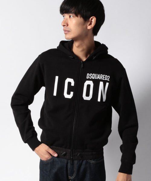 ディースクエアード 21AW Icon Hooded 黒 XL-