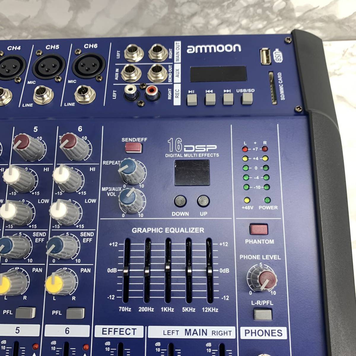 美品】送料無料 ammoon パワードミキサー 16DSP PROFESSIONAL 美品】送料無料 ammoon パワードミキサー 16DSP PROFESSIONAL