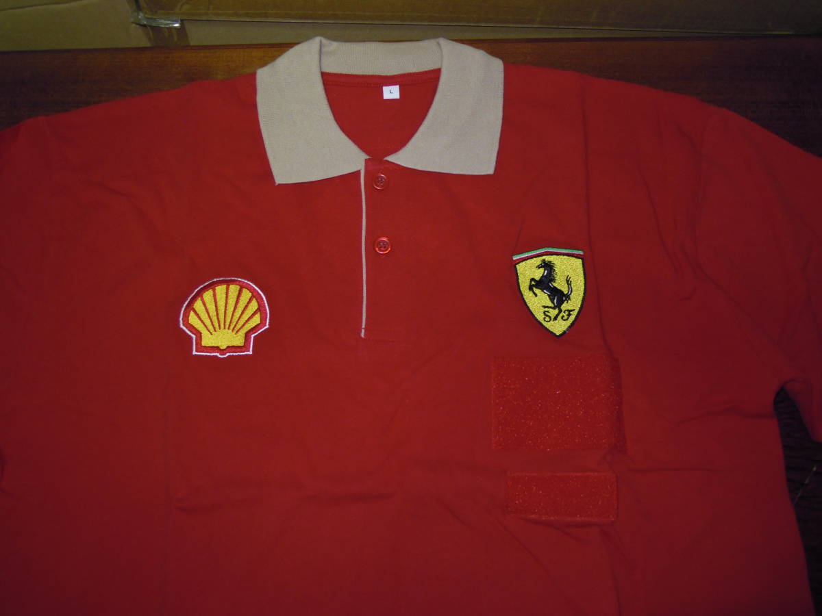 同梱不可】 フェラーリ L ファクトリー用 ポロシャツ 支給品 F1